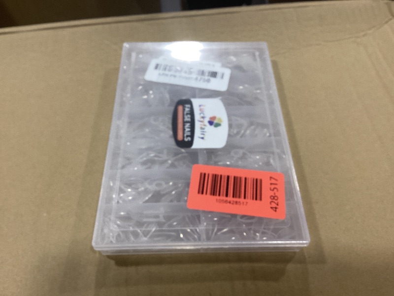 Photo 1 of Short Almond Nail Tips, 240pcs Soft Nail Gel Tips Pre-Shaped Acrylic Fake Nails, Half Matte Full Cover Clear Gelly Press on Flase Nail Tips for Extension Nail Manicure Home DIY 12 Sizes Gelly Tips