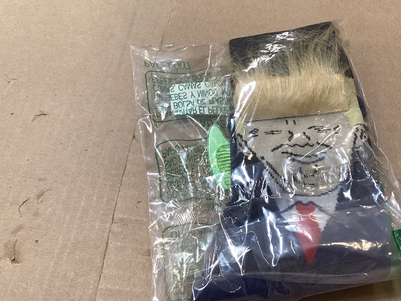 Photo 1 of T Legend Donald Socks With Hair, Funny Socks For Birthday, 2026 Republican Novelty Valentine's Day Gifts, Onesize Unisex Donald President Merchandise (Hair)