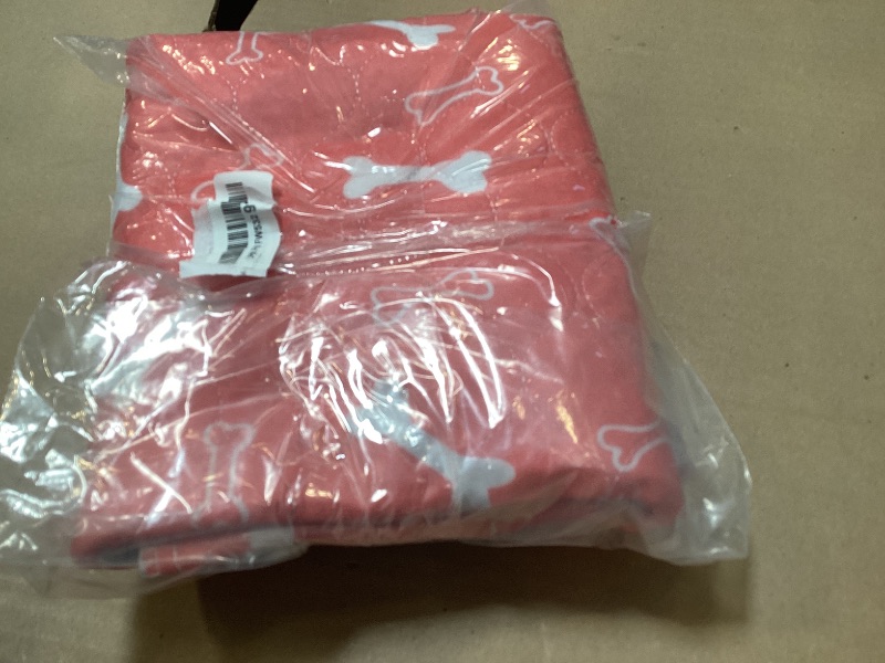 Photo 1 of Puppy Pads with pheromones, Reusable Puppy Pads for Dogs & Cats, Washable, Durable Leak-Proof & Anti-Slip Pet Training Pads for Home & Travel(Red, L: 35.4" × 31.5")