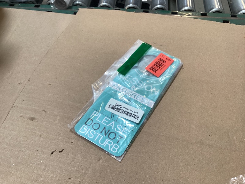 Photo 1 of 2 Pack Do Not Disturb Door Hanger Sign Funny, in Session Sign for Therapists, Massage, Spa Treatment, Counseling Sessions, Using in Any Places Like Deal for Offices, Clinics, Law Firms Gifts