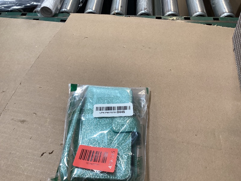 Photo 1 of Varikke for Galaxy S23 Wallet Case Detachable with Card Holder for Women, Fashion PU Glitter Leather Strap Magnetic Flip Wallet Removable Phone Case Cover for Samsung Galaxy S23 5G 6.1", Mint Green