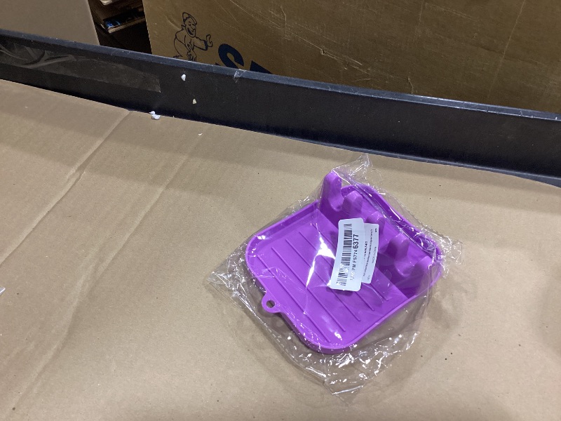 Photo 1 of Multi-Functional Kitchen Utensil Rack Spoon Holder Pot Lid Organizer Cooking Tool Storage for Kitchen Countertop, Purple