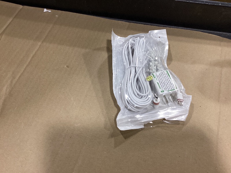 Photo 1 of 25FT Power Cord and Adapter Compatible with Ring Spotlight Cam Pro(Battery), Stick Up Cam Battery, Plug-in/ Stick up Cam Pro/ RingTilt Indoor Cam, 10W Ring Cable with Light DC Port & Type C Port