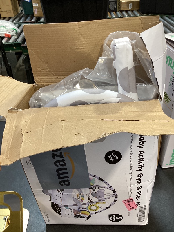 Photo 1 of TFDER Baby Gym Play Mat, 8-in-1 Tummy Time Mat & Activity Gym, Washable Ball Pit, Infant Play Mat with Detachable Toys for Sensory Exploration and Motor Skill Development