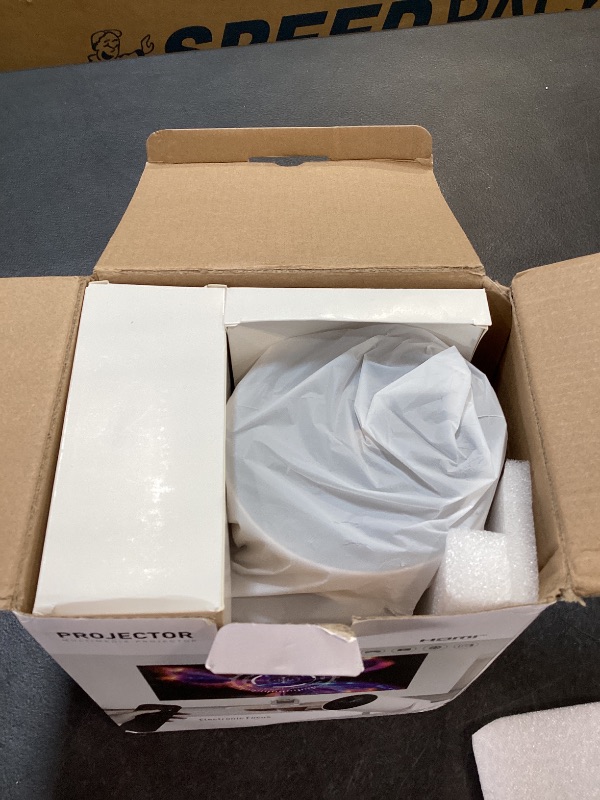 Photo 1 of [Electric Focus]Mini Portable Projector with 4K Support, Bluetooth 5.4 WIFI6, 5watt Sound Base Speaker, 260 ANSI, Android 11, 210° Rotation , Auto Keystone Correction Video Projector HY300 PLUS