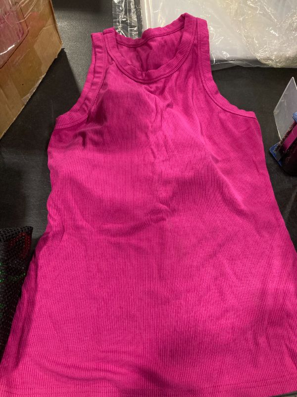 Photo 1 of MEDIUM- WOMEN'S SLEEVELESS TOP- PINK