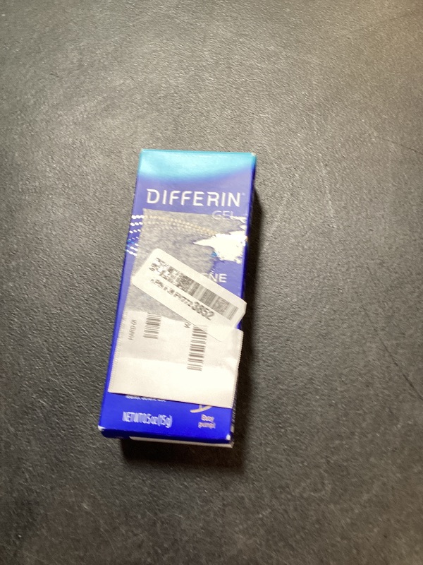 Photo 1 of Differin Acne Treatment Gel, 30 Day Supply, Retinoid Treatment for Face with 0.1% Adapalene, Gentle Skin Care for Acne Prone Sensitive Skin, 15g Pump (Packaging May Vary)