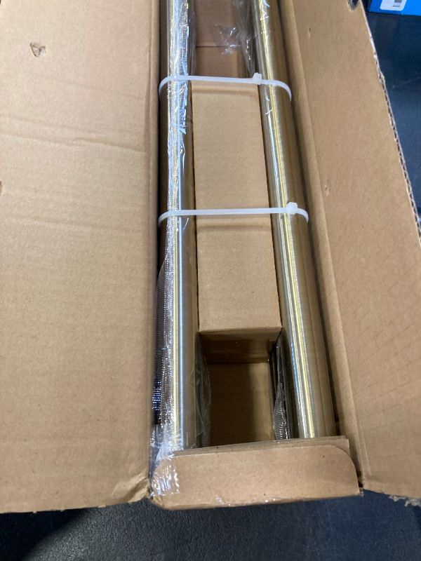 Photo 1 of Antique Bronze Curtain Rods for Windows 72 to 144 Inches Adjustable Length Heavy Duty 1" Diameter Window Curtain Rod with Solid Metal Finials for Outdoor Farmhouse Bedroom Kitchen Living Room