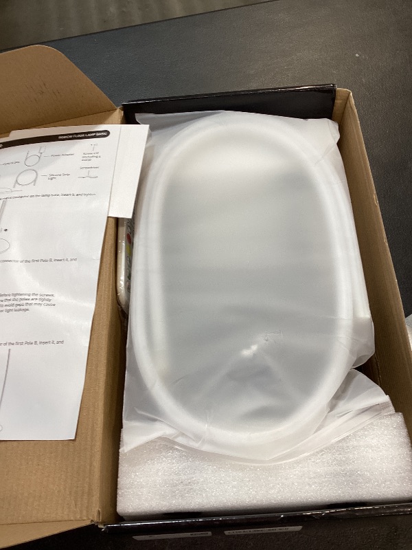 Photo 1 of Vexinat Corner Floor Lamp, Smart RGB LED Corner Lamp with App & Remote, Modern Floor Lamp with 16 Million Colors, Music Sync, Scene Modes, Color Changing Standing Lamps for Living Room, Bedroom