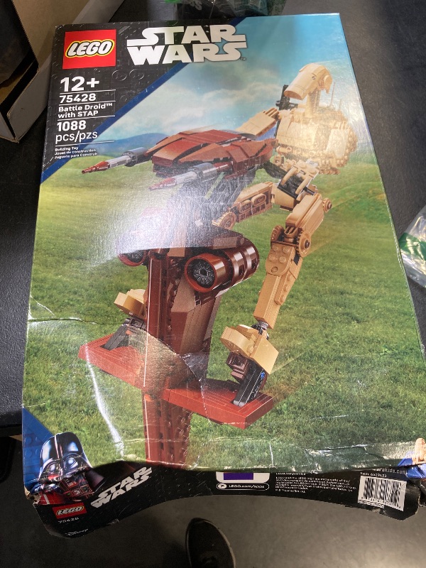 Photo 1 of LEGO Star Wars: The Phantom Menace Battle Droid with STAP - Building & Learning Toy for Boys & Girls, Ages 12+ - Star Wars Toy & Model Kit - Gift Idea for Birthdays - 75428