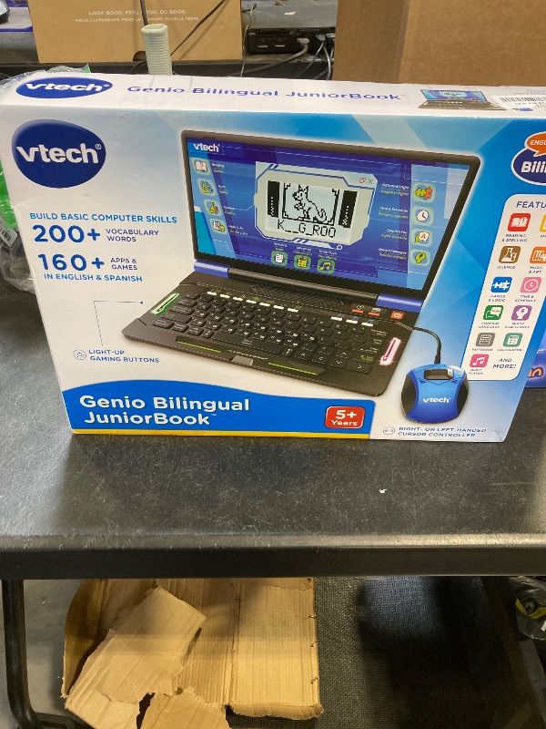 Photo 1 of VTech Genio Bilingual JuniorBook Learning Laptop for Kids