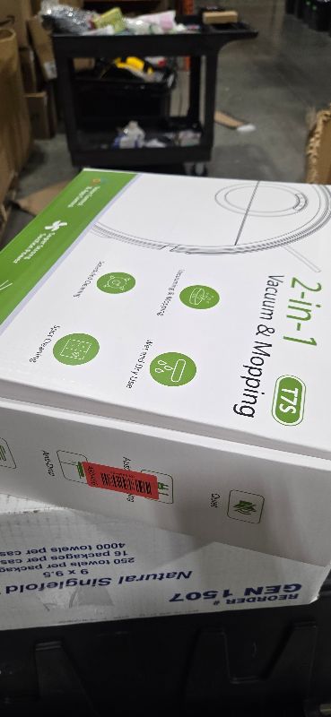 Photo 1 of UMMUND Robot Vacuum and Mop Combo, 2 in 1 Mopping Robotic Vacuum Cleaner with Schedule, Wi-Fi/App/Remote, Strong Suction, Self-Charging, Slim, Ideal for Hard Floor, Pet Hair, Low-Pile Carpet