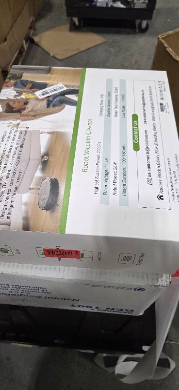 Photo 1 of UMMUND Robot Vacuum and Mop Combo, 2 in 1 Mopping Robotic Vacuum Cleaner with Schedule, Wi-Fi/App/Remote, Strong Suction, Self-Charging, Slim, Ideal for Hard Floor, Pet Hair, Low-Pile Carpet