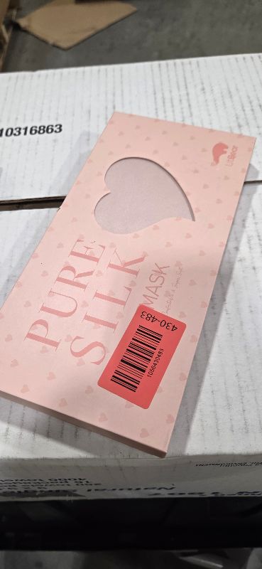 Photo 1 of LitBear Silk Sleep Mask for Side Sleeper, Eye Mask Sleeping for Women Men 100% 22 Momme Pure Mulberry Silk, Face-Hugging Padded Eye Cover for Sleeping with Adjustable Band (Pink)