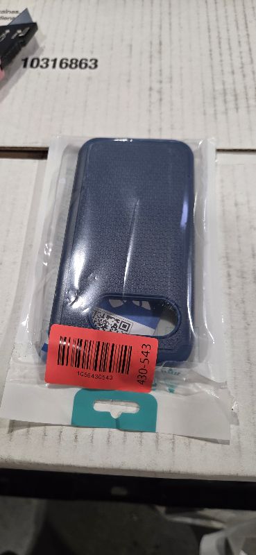 Photo 1 of FNTCASE for Google Pixel 9A Case: Dual Layer Protective Heavy Duty Cell Phone Cover Shockproof Rugged with Non Slip Textured Back - Military Protection Bumper Tough - 2025, 6.3 inch (Blue)