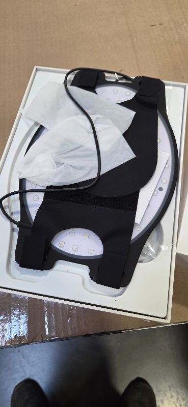 Photo 1 of INIA Red Light Therapy Mask for Face – 4 Light Modes with 850nm NIR, Red & Blue LED Light Therapy, 2600mAh Rechargeable LED Face Mask for Radiant Glow at Home, Black