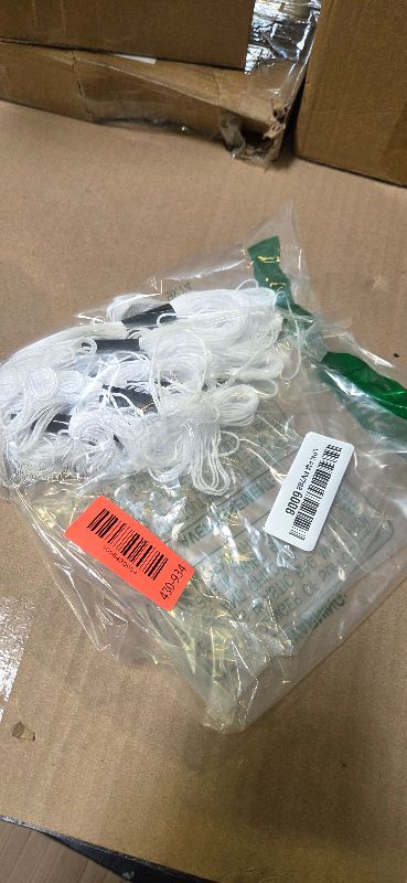 Photo 1 of 14 Skeins White Embroidery Floss, White Embroidery Thread, Friendship Bracelet String, Cross Stitch for DIY Making, Embroidery Crafts