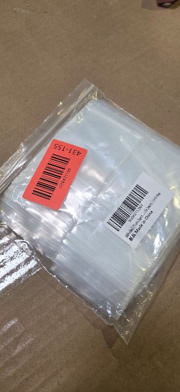 Photo 1 of 200Pcs Small Plastic Bags for Pill 2 x 3 Inches | Small Zip Bags for Pills | Mini Zip Bag | Jewelry Pouch | Tiny plastic Bag for Jewelry | Little Baggies