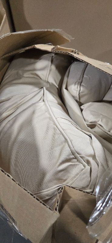Photo 1 of AAAAAcessories Outdoor Seat Cushions for Chairs, Fade-Resistant, Waterproof Patio Furniture Replacement Cushions, 24" x 24" x 5" + 24" x 19", Beige