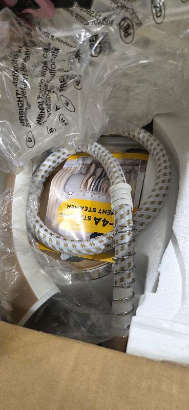 Photo 1 of CGOLDENWALL 3-in-1 Standing Garment Steamer for Clothes, with Flat & Hanging & Diagonal Iron Options, 10-Level Steam, Includes Garment Hanger, Ironing Board, and Gloves