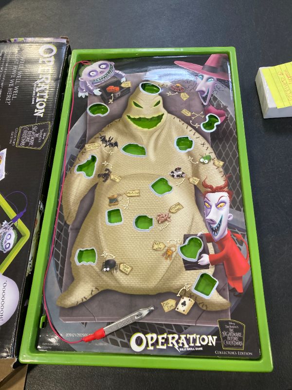 Photo 1 of Operation: Disney The Nightmare Before Christmas Board Game | Collectible Operation Game | Featuring Oogie Boogie & Nightmare Before Christmas Artwork, 1+ Players