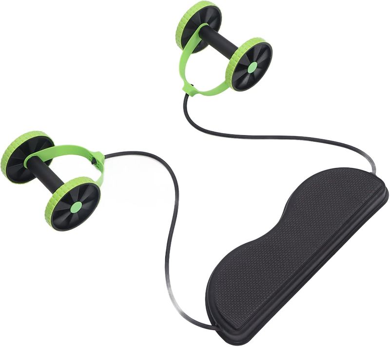 Photo 1 of  Roller Wheel Fitness Abdominal Multi Functions Roller Fitness Equipment Resistance Band for Women Men Home Gym Workout ABS Material