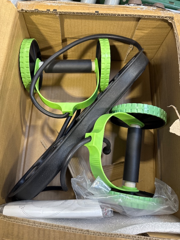 Photo 1 of  Roller Wheel Fitness Abdominal Multi Functions Roller Fitness Equipment Resistance Band for Women Men Home Gym Workout ABS Material