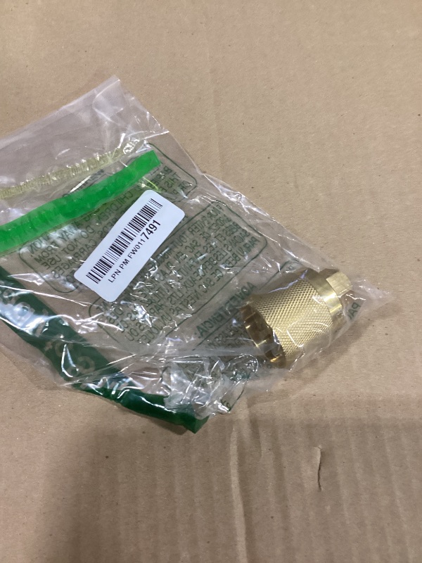 Photo 1 of Datanly 1 Pack Forklift Connector Female, Replacement for 7141F Propane Tank Connector, 1-1/4" Female Inlet x 1/4" NPT Female Outlet, with 2 Pcs Rubber O Rings