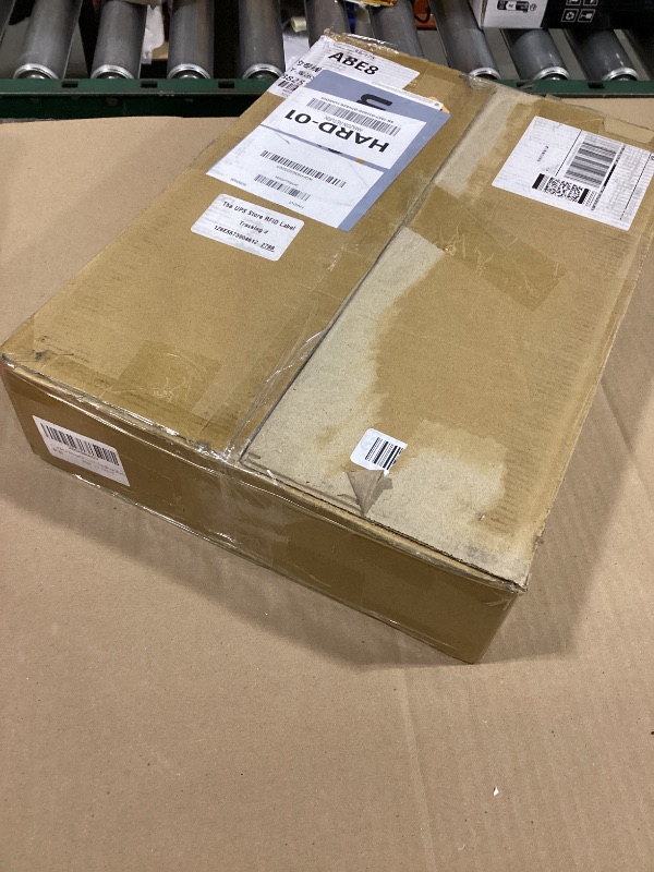 Photo 1 of 3 Tier Metal Rolling Utility Cart Organizer with Walnut Table Top, Stable and Sturdy Rolling Storage Carts with 2 Lockable Wheels for Kitchen?Bathroom?Snacks?Coffee?Craft?Makeup?Baby Essentials