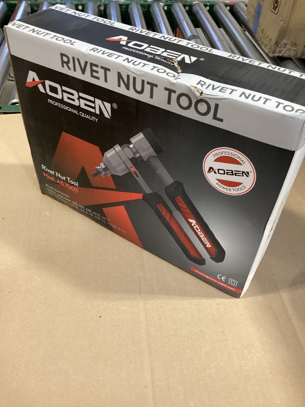 Photo 1 of AOBEN Rivet Nut Tool Kit, Nutsert Gun Kit, Upgraded Rivnut Tool with 10 Metric and SAE Madrels, 100 Pcs Rivnuts, and Rugged Carrying Case