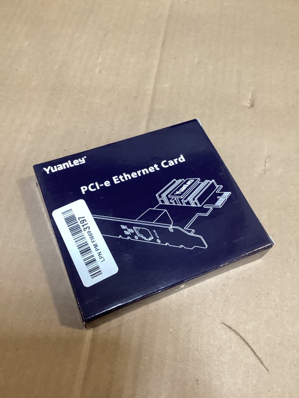 Photo 1 of 10G PCIe Network Card, YuanLey 10G Base-T Ethernet Card with Marvell AQC113 Conrtoller, PCIE to 10Gb RJ45 Ethernet Adapter NIC Compatible with PCI Express X1,X4,X8,X16, for Windows 10/11, Linux OS