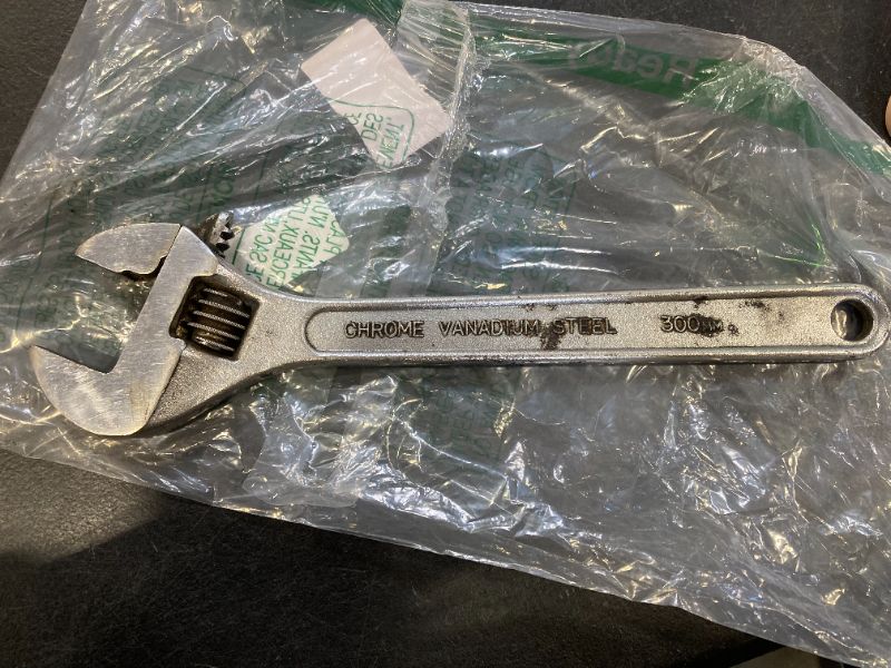 Photo 1 of 12-inch heavy-duty adjustable wrench