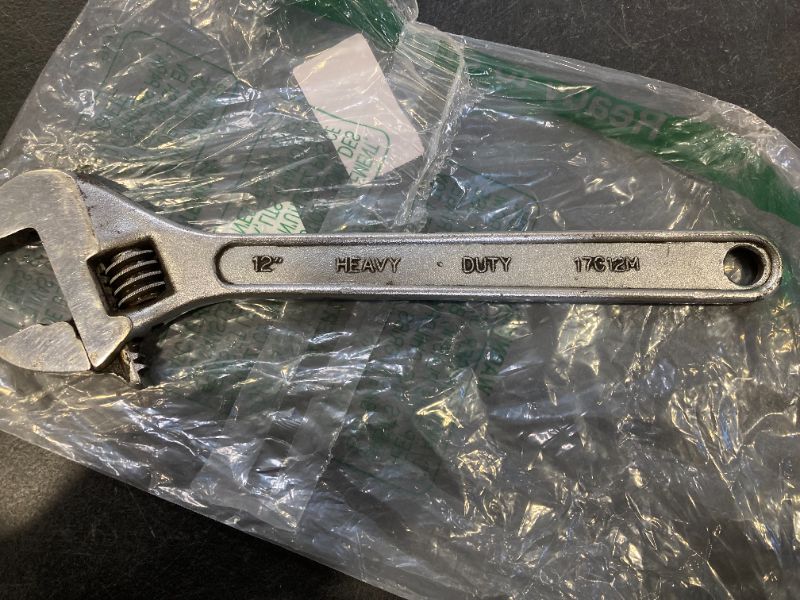 Photo 1 of 12-inch heavy-duty adjustable wrench