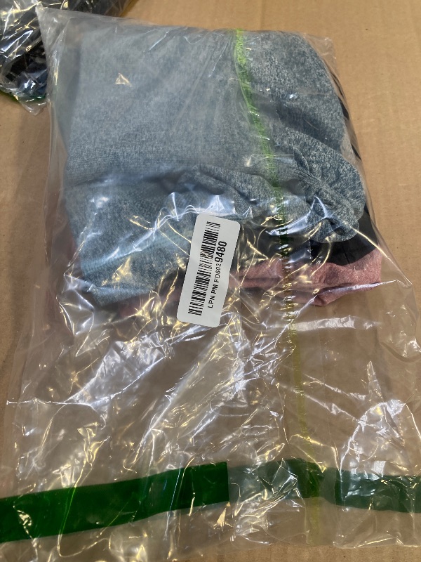 Photo 1 of *INCOMPLETE** CHRLEISURE Women's 3 Pack Workout Gym Shorts, High Waisted Butt Lifting Scrunch Butt Seamless Booty Shorts(Black,Pink,Blue,XL)