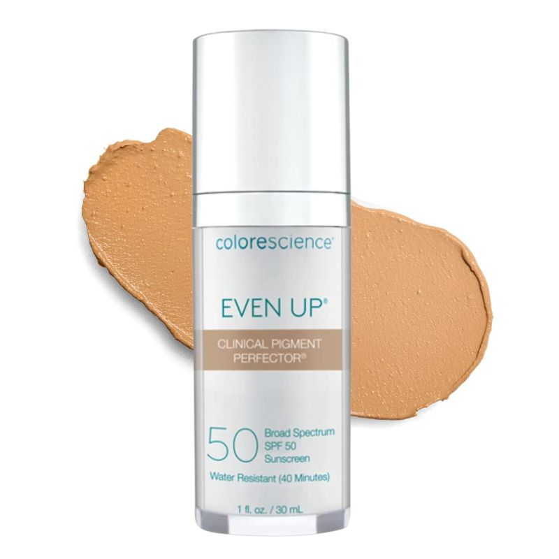 Photo 1 of Colorescience Even Up Clinical Pigment Perfector, Water Resistant, Mineral Facial Sunscreen & Primer, Broad Spectrum 50 SPF UV Skin Protection, 1 Fl Oz