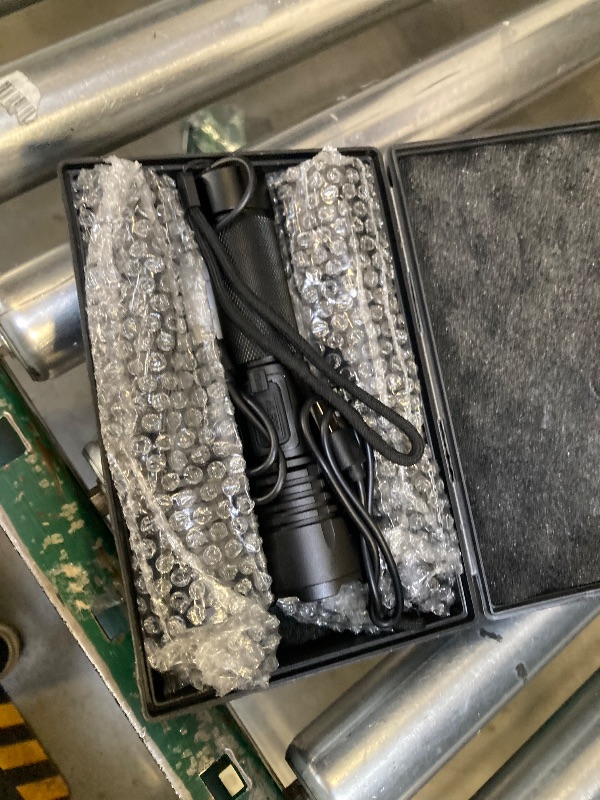 Photo 1 of KINGCAESAR 3 Pack Rechargeable Flashlights 90,000 High Lumens, Super Bright LED Flash Light with 3 Light Modes, High Power Flashlight with Charging Cables, IPX7 Waterproof for Camping, Outdoor, Home