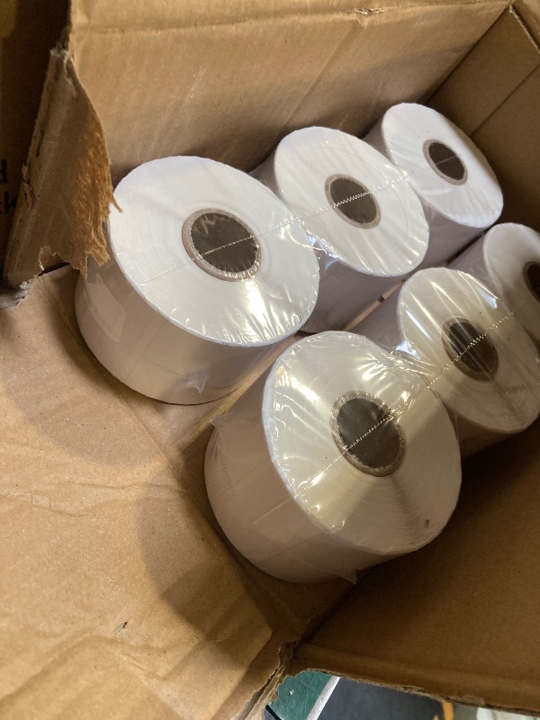 Photo 1 of Anylabel 2" x 1" Direct Thermal Label, Paper for Barcodes Postage Address Perforated & Compatible with Rollo, Zebra, Munbyn, Nelko Printers(12 Rolls, 1300 Labels/Roll)