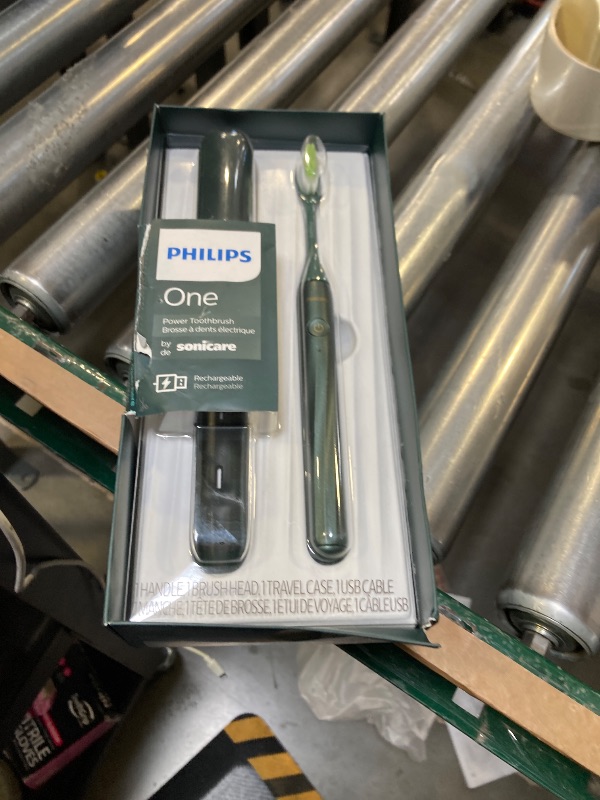 Photo 1 of Philips Sonicare One by Sonicare Rechargeable Toothbrush, Sage, HY1200/28