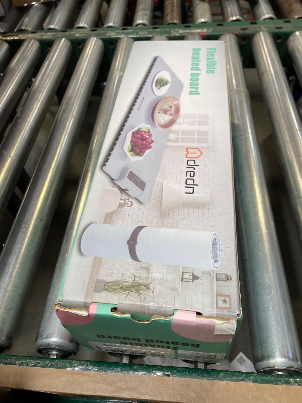 Photo 1 of Food Warming Mat- Foldable Warming Mat for Food with Adjustable Temperature Control Time Moders Locking Function Electric Warming Tray for Parties,Home,Travel,Buffet White