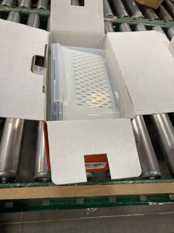 Photo 1 of 4 PCS Fruit Storage Containers for Fridge, Produce Containers for Fridge with Removable Colander, All-In-One Fruit Washing Bowl with Strainer Microwave/Dishwasher Safe for Salad Berry Lettuce Keeper