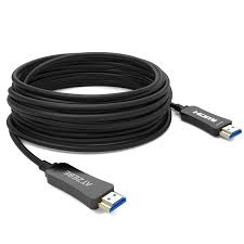 Photo 1 of Adrenenjoyer Fiber Optic hdmi Cable 100 ft,18Gbps 4k Ultra high Speed Support 4K@60Hz(4:4:4 RGB) HDR10,HDCP2.2,eARC,3D,CEC Unidirectional Active 2.0 Cord,Shielding Interference,Slim and Flexible