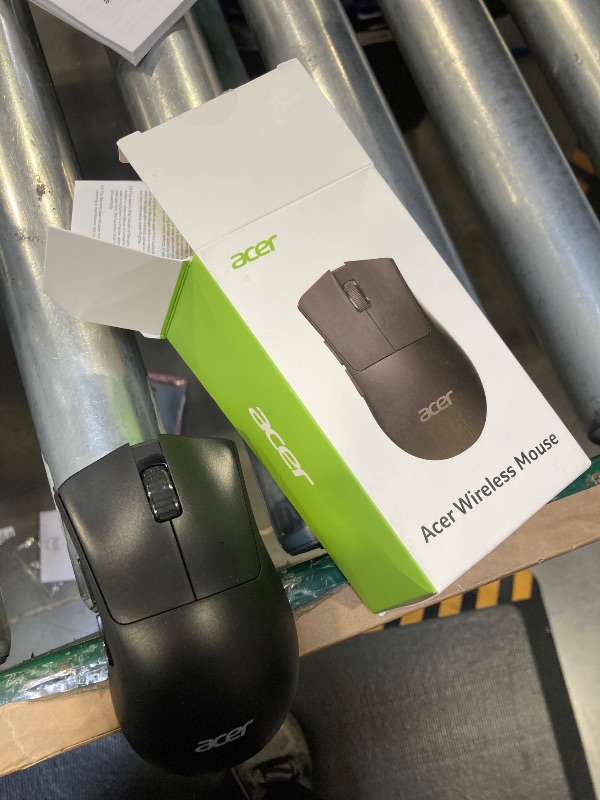 Photo 1 of acer Wireless Mouse, 1200 DPI Computer Mouse for Laptop with 2.4GHz USB A Receiver, 5 Buttons Compatible for Windows, macOS, Android (Black)