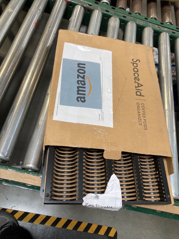 Photo 1 of SpaceAid Bamboo Coffee Pod Holder Drawer Storage Compatible with Nespresso Vertuo Capsules, Coffee Station Accessories Holder Organizer Tray Compatible with 40 Big or 56 Small Pods, Black