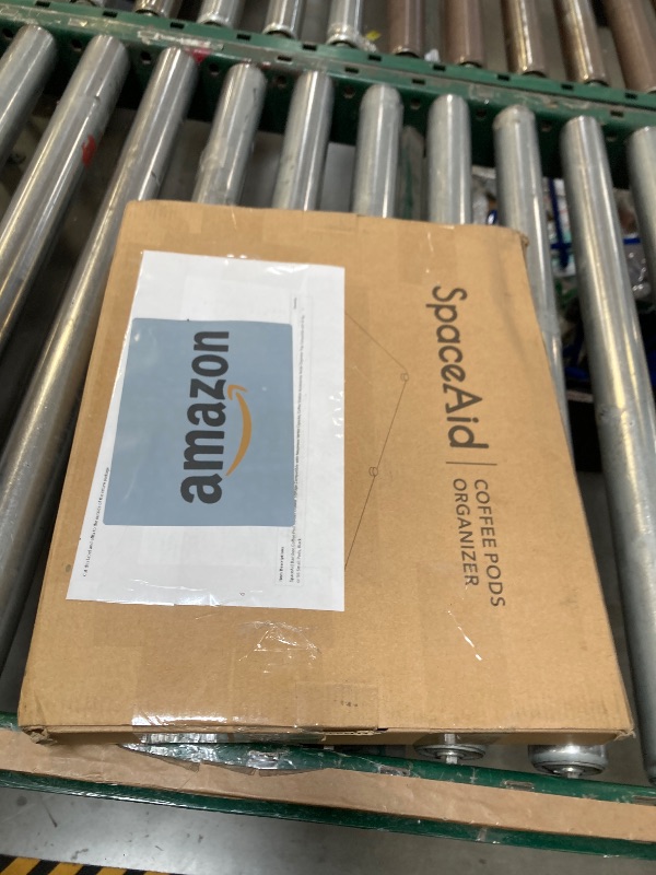 Photo 1 of SpaceAid Bamboo Coffee Pod Holder Drawer Storage Compatible with Nespresso Vertuo Capsules, Coffee Station Accessories Holder Organizer Tray Compatible with 40 Big or 56 Small Pods, Black