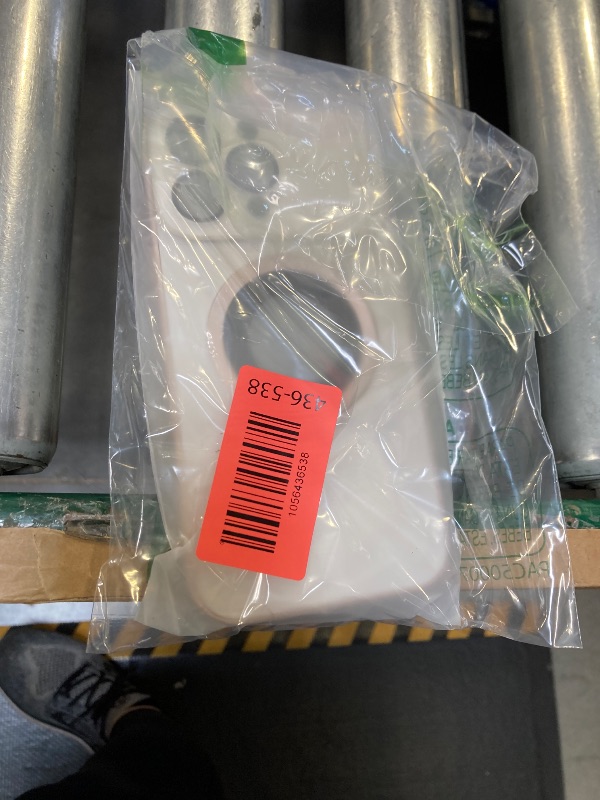 Photo 1 of MAKAVO Magnetic for iPhone 14 Pro Max Case, Compatible with MagSafe, Built-in Camera Lens Protector, Logo View, Military Grade Drop Proof Phone Case Cover, Desert Titanium