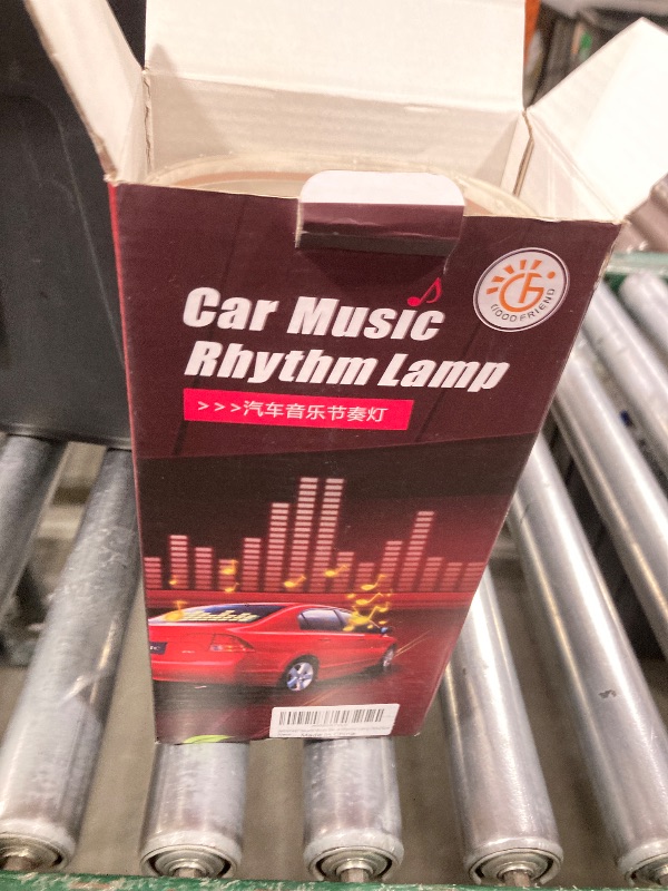 Photo 1 of WONFAST Sound Music Beat Activated Car Sticker Equalizer Rhythm LED Flash Light Audio Voice Rhythm Lamp (90x25cm)