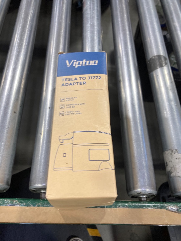 Photo 1 of VIPTOO for Tesla to J1772 Charging Adapter 60A 250V AC— NACS to J1772 EV Connector with LED Indicator, Compatible with Tesla Wall/Mobile/Destination Chargers (White)