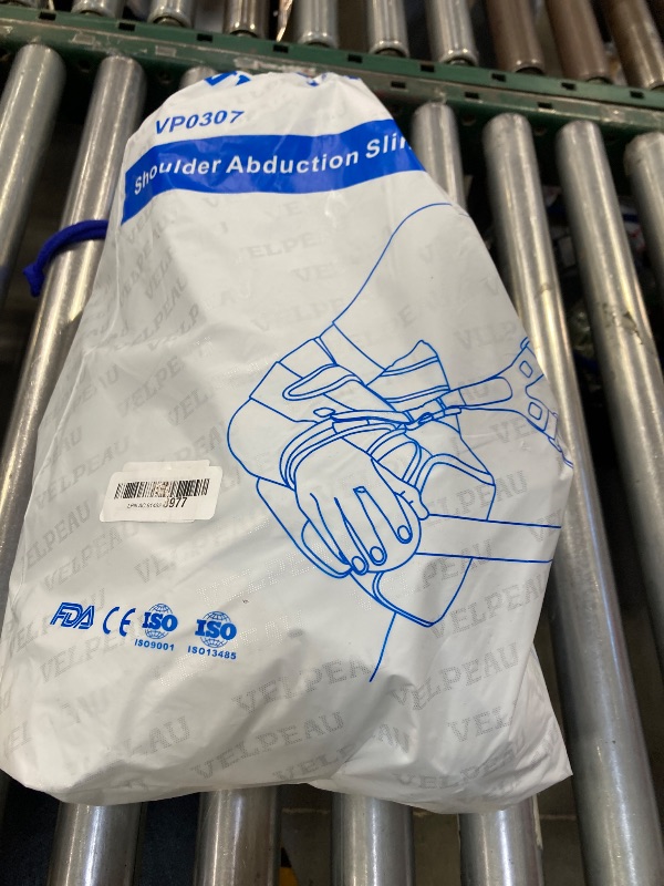 Photo 1 of Velpeau Shoulder Abduction Sling with Two Removable Pillows, Shoulder Immobilizer Strap for Sleeping, Rotator Cuff Surgery, Medical Sling for Women & Men, Fits Left & Right Arm (S, Bust 23.5"-32?)