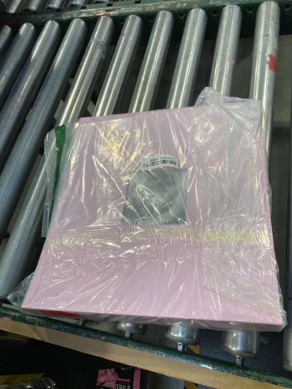 Photo 1 of 12x12 Inch Large 3 Ring Binder Scrapbook Album, Linen Cover Scrap Books 30 Pocket with Plastic Sleeves Protectors Display 60 Pages 12 x 12 Art Portfolio for Wedding Baby Adventure (Pink)