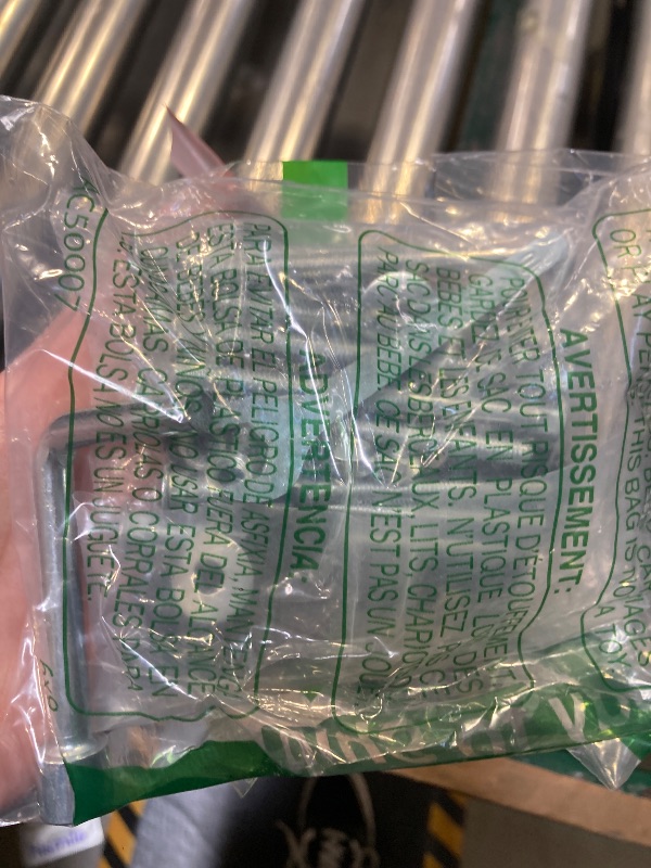 Photo 1 of 12 PCS Long Trampoline Screws 3.15 Inch/80mm, 6mm Galvanized Steel Bolts with Nylon Lock Nuts, Wrench & Spacers - Stabilize Enclosure Poles, Compatible with Major Brands (Screw Length: 3.15in)